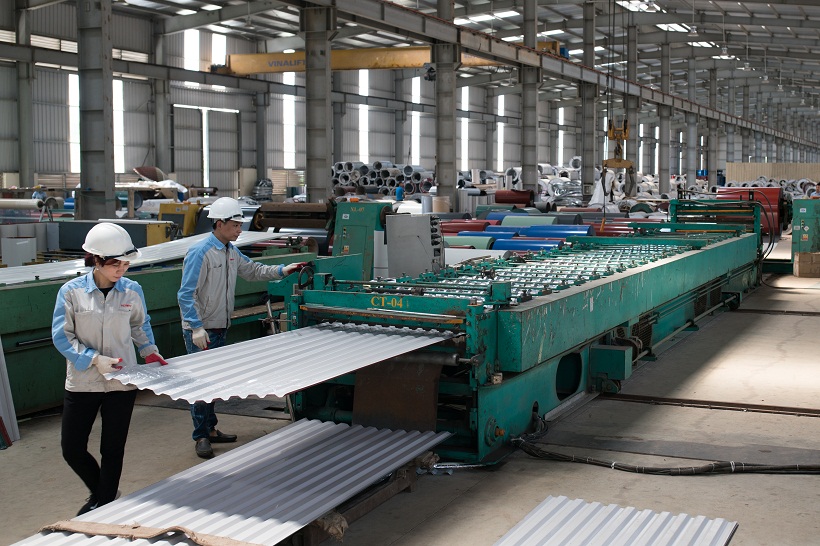 Hệ thống xử lý nước thải sản xuất tôn màu